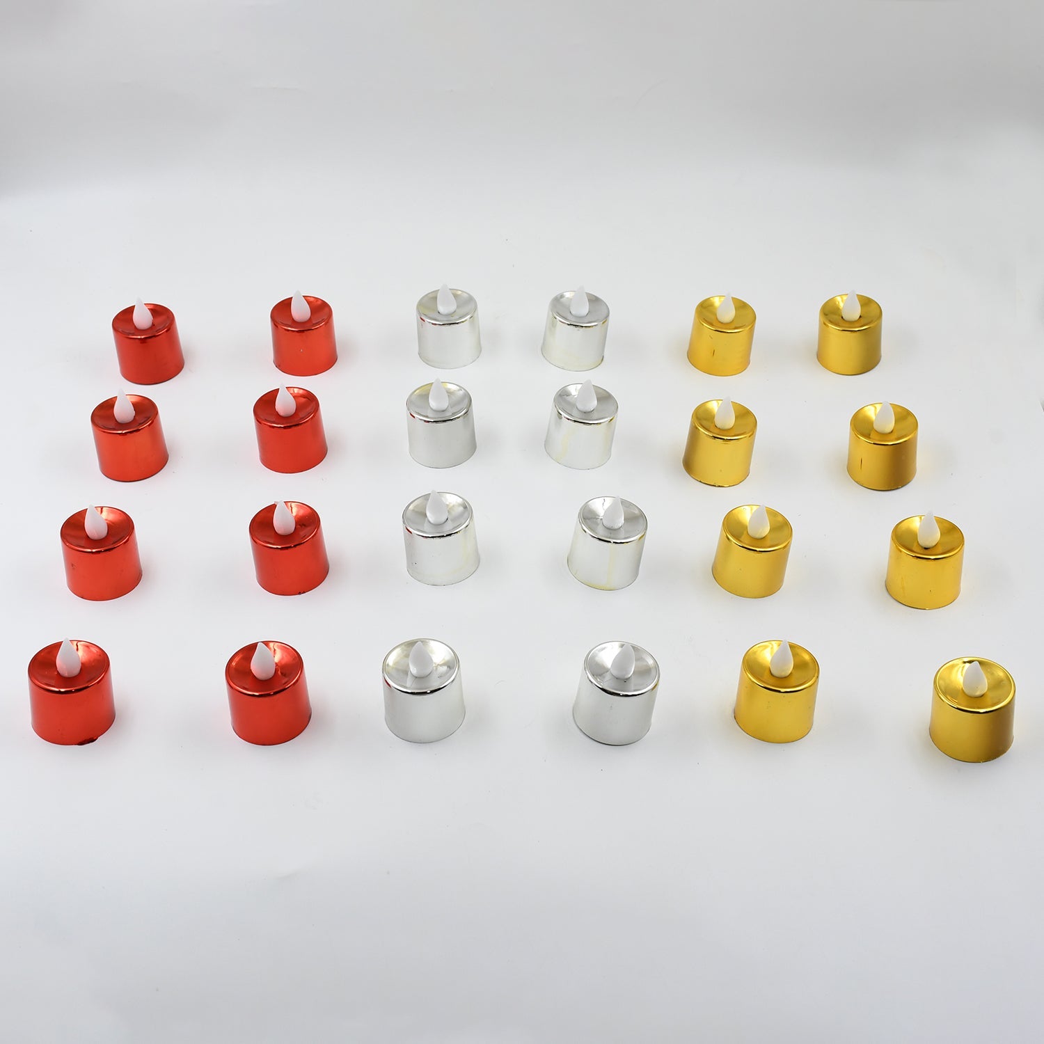 Electrical Candles Diya LED Tea Light, Plastic Candle Light Candle Candle, Diwali (24 Pc Set) Electrical Candles Diya LED Tea Light, Plastic Candle Light Candle Candle, Diwali (24 Pc Set)